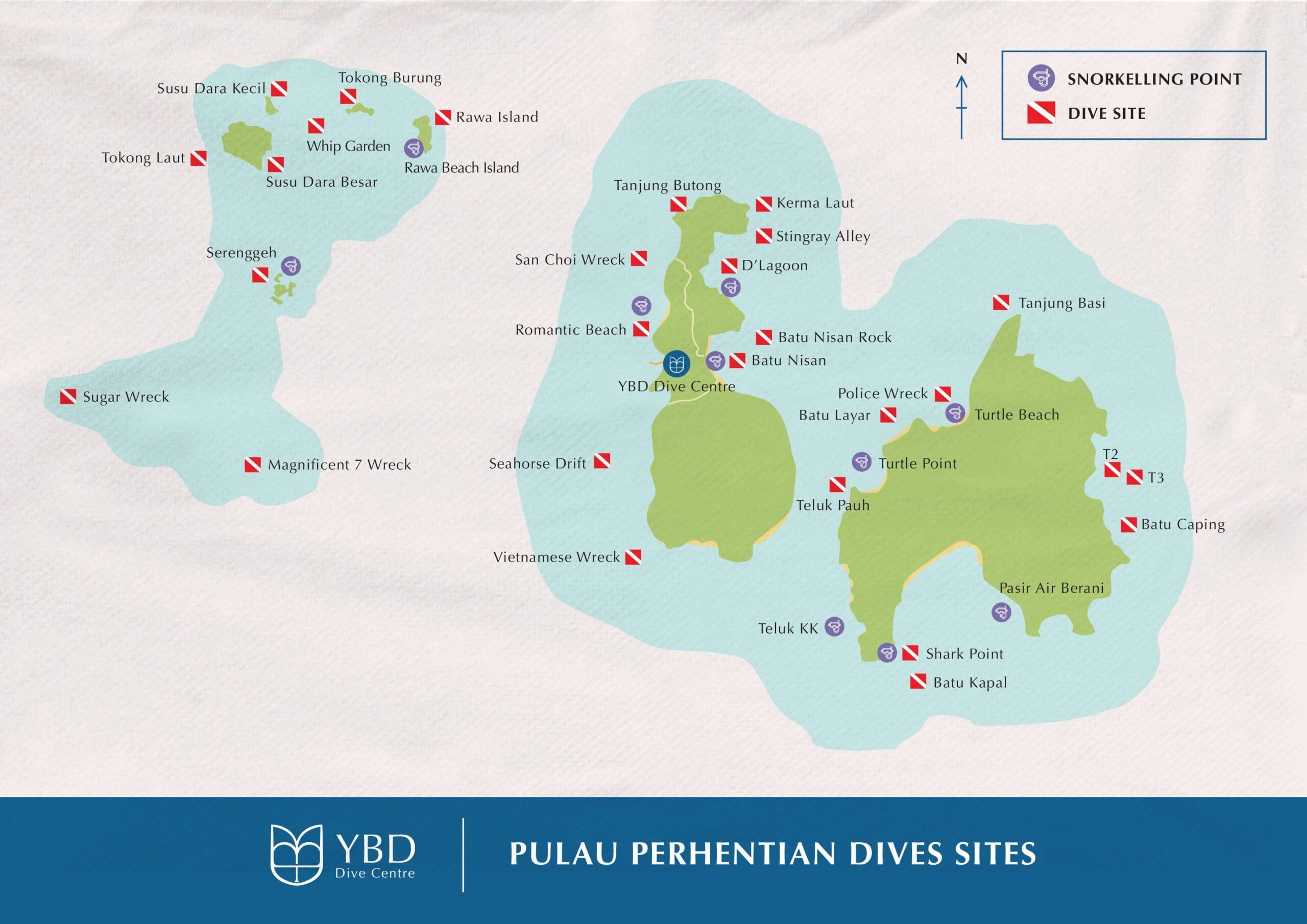 Perhentian Dive Sites
